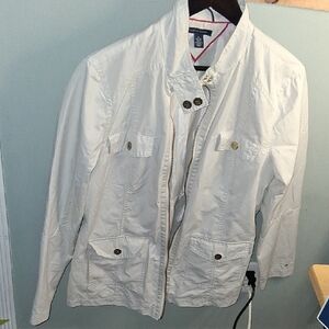 Tommy Hilfiger Men's Cream Lightweight Jacket